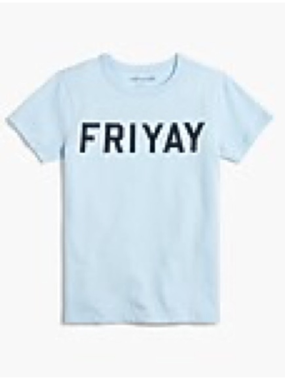 J.Crew Crewcuts Boy’s “FRIYAY” Short Sleeve Graphic Tee XL